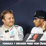 Nico Rosberg und Lewis Hamilton