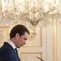 ABD0062_20210512 - WIEN - ÖSTERREICH: ZU APA0165 VOM 12.5.2021 - Bundeskanzler Sebastian Kurz (ÖVP) am Mittwoch, 12. Mai 2021, anl. eines Doorsteps vor dem Ministerrat im Bundeskanzleramt in Wien. - FOTO: APA/HELMUT FOHRINGER