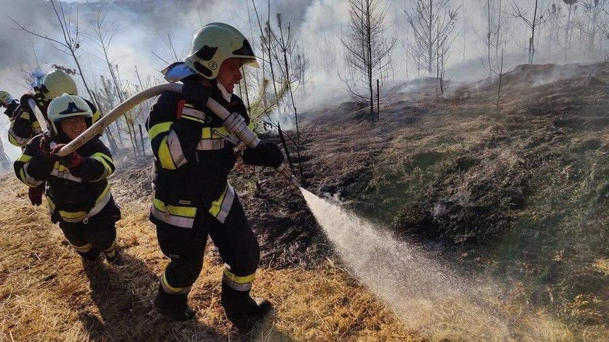 Im März vergangenen Jahres forderte ein Waldbrand in Krottendorf 200 Einsatzkräfte