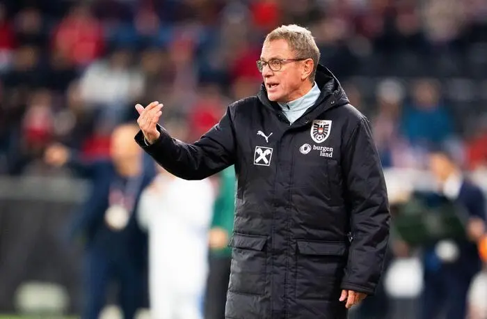 Teamchef Ralf Rangnick zog ein zufriedenes Fazit