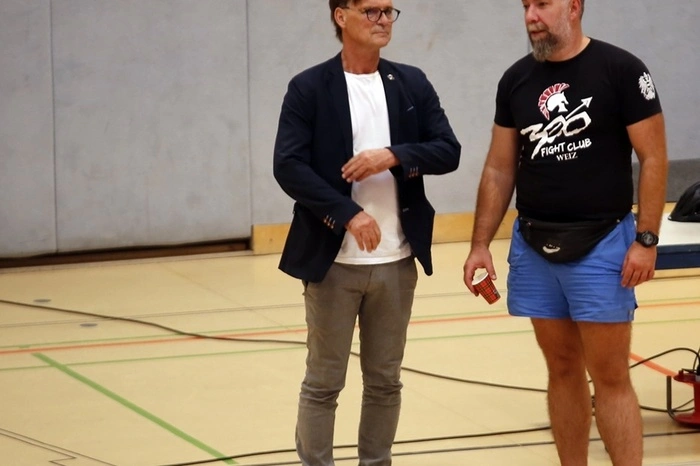 Hauptverantwortlich für das Großevent: Nationaltrainer Hrvoje Kisasondi (re).