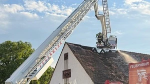 Auch das Rote Kreuz war vor Ort