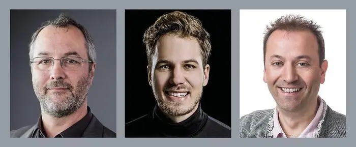 Martin Platzer (GF Zugkraft), Josef Maier (GF Peakmedia), Andreas Lanner (GF Lanmedia)    