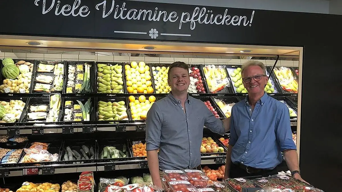 Paul (l.) und Christian Sattler leben in der dritten und vierten Generation das Kaufmannsein