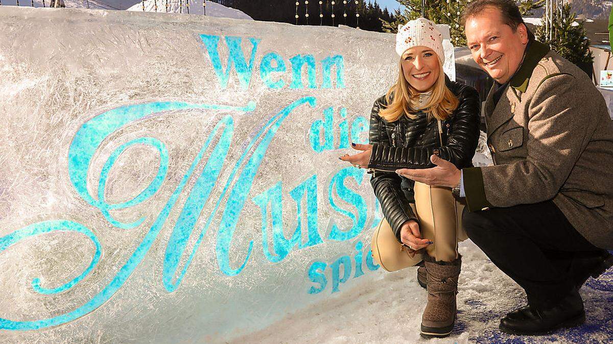 Stefanie Hertel und Arnulf Prasch in Bad Kleinkirchheim 