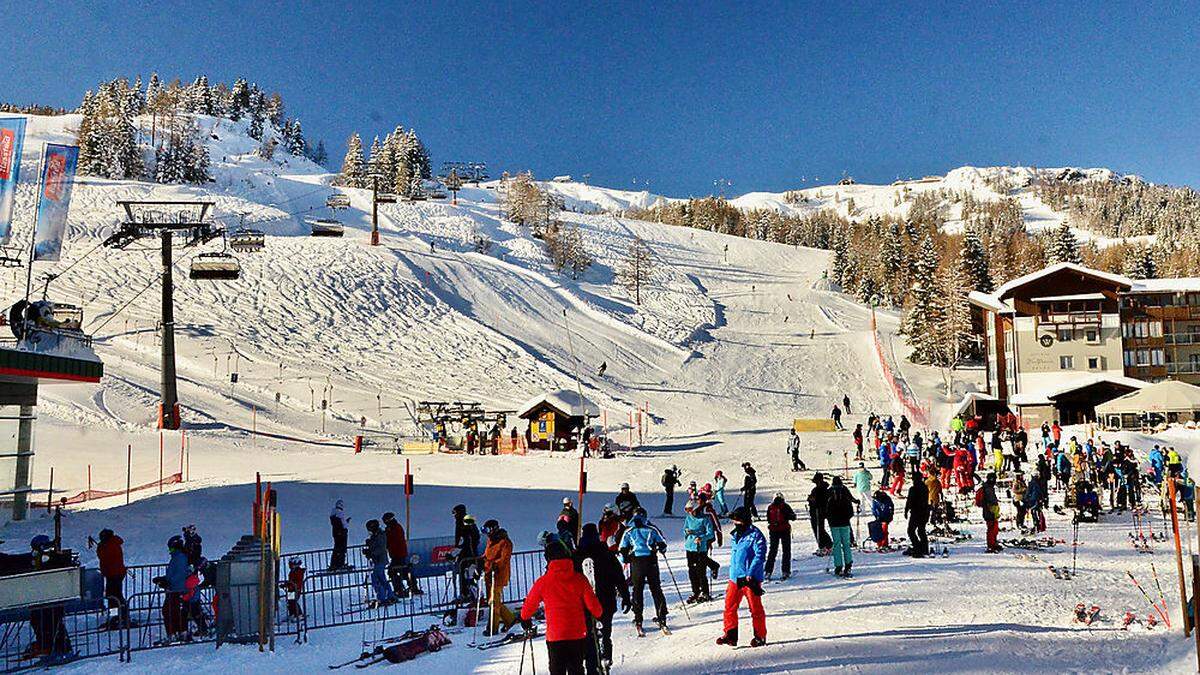 Gute Schneeverhältnisse im Skigebiet Nassfeld