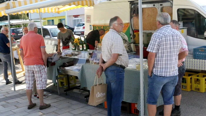 Einmal im Monat ist in Liebenfels Markttag angesagt.