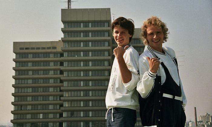 Günther Jauch und Thomas Gottschalk Anfang der 80er-Jahre