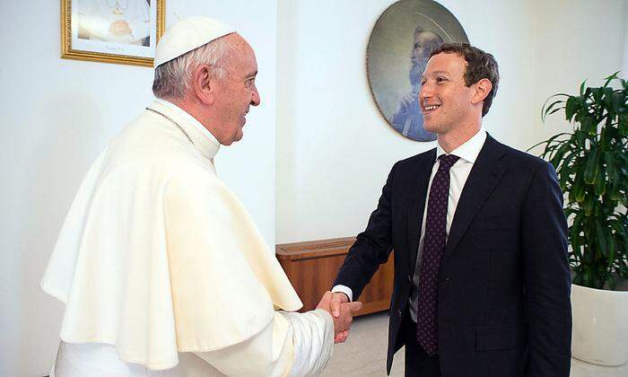 Papst empfing Facebook-Chef Zuckerberg