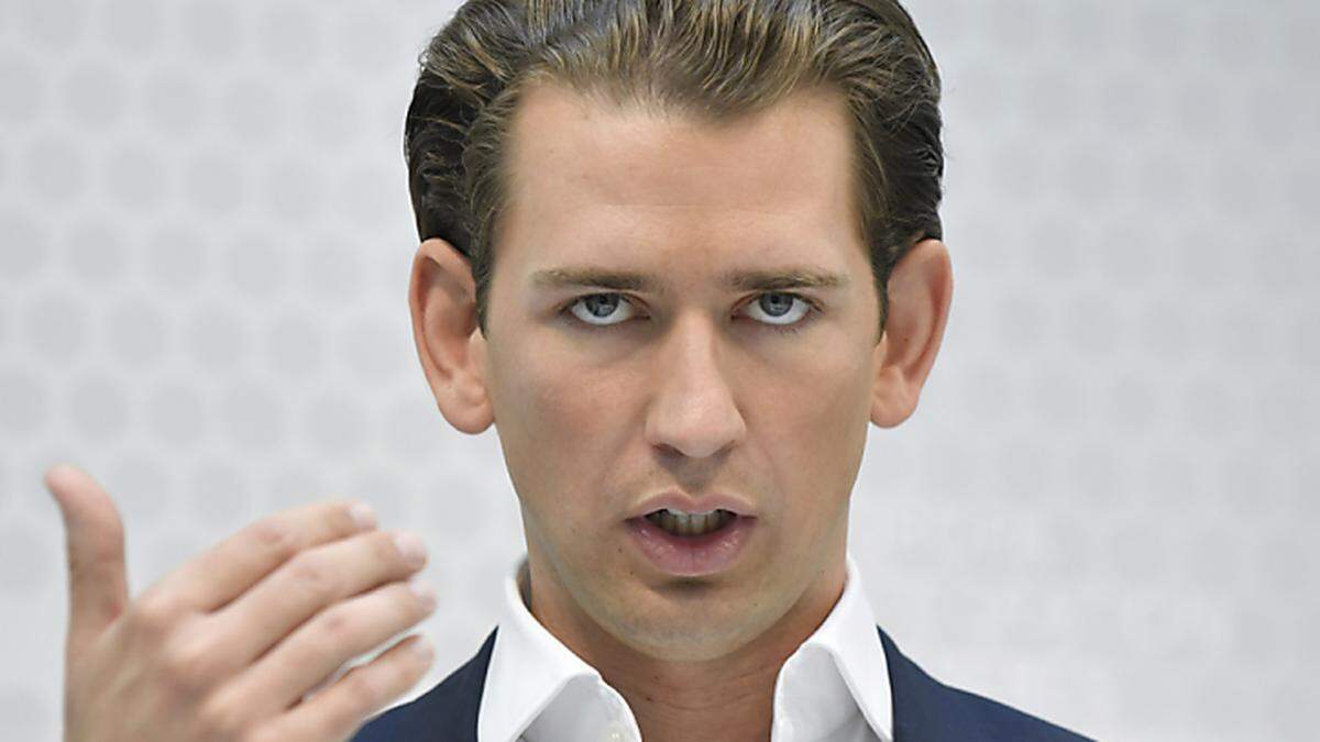 Außenminister Sebastian Kurz