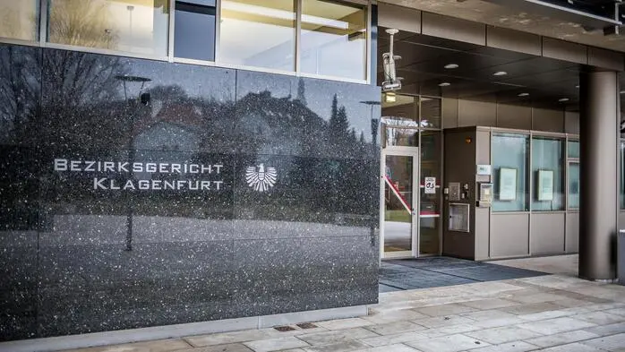 Das Bezirksgericht in Klagenfurt