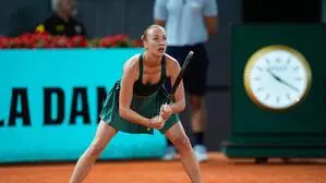 Anastasia Potapova sorgte in Madrid  für eine Überraschung