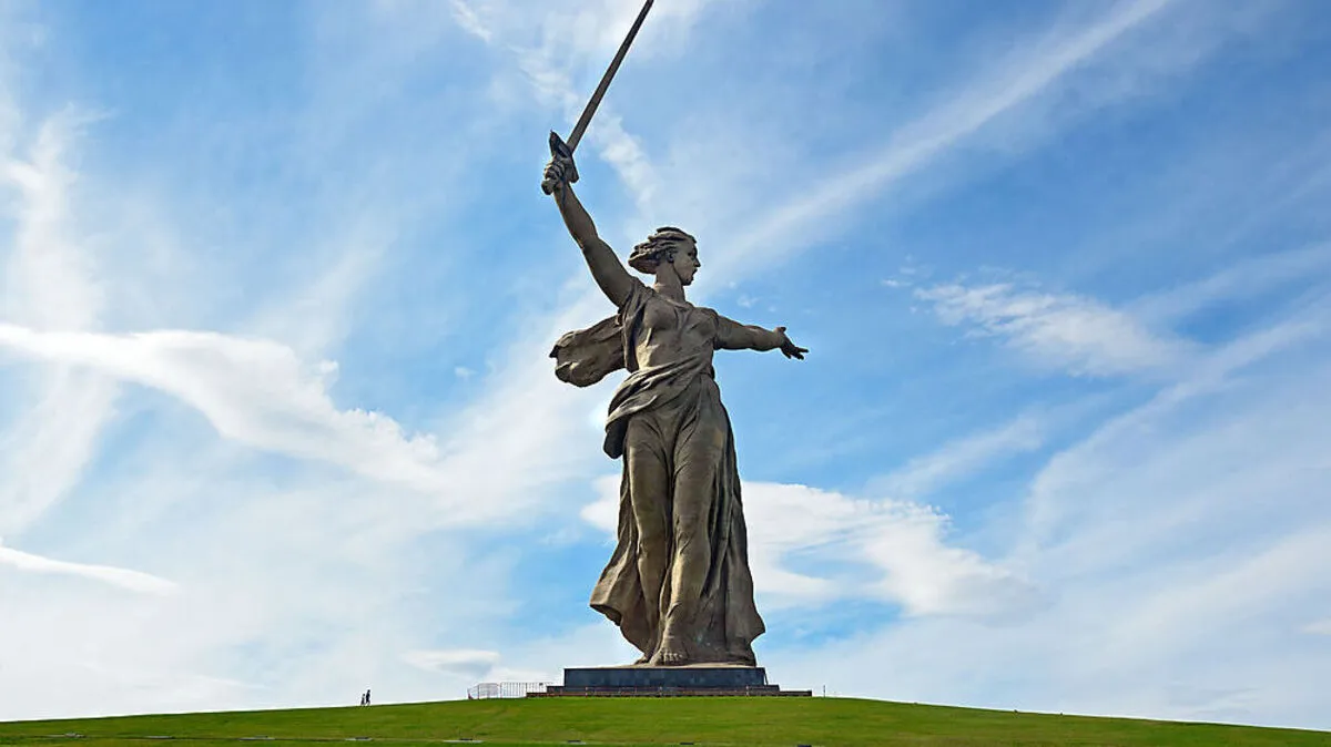 „Mutter Heimat ruft“:  die Kolossal-Statue in Wolgograd