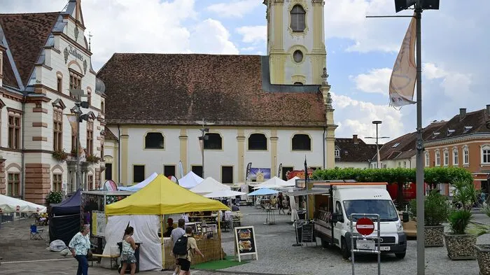 Auch in diesem Jahr ist der Hauptplatz in Hartberg ein kulinarischer Mittelpunkt