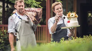 "Liegl am Hiegl": Elisabeth Warmuth Liegl mit ihrem Ehemann Michael Warmuth