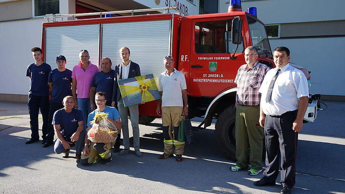 Die Kameraden aus Kroatien zeigten sich sehr dankbar