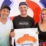 Tom Walek, Extremradsportler Christoph Strasser und Gabi Hiller 