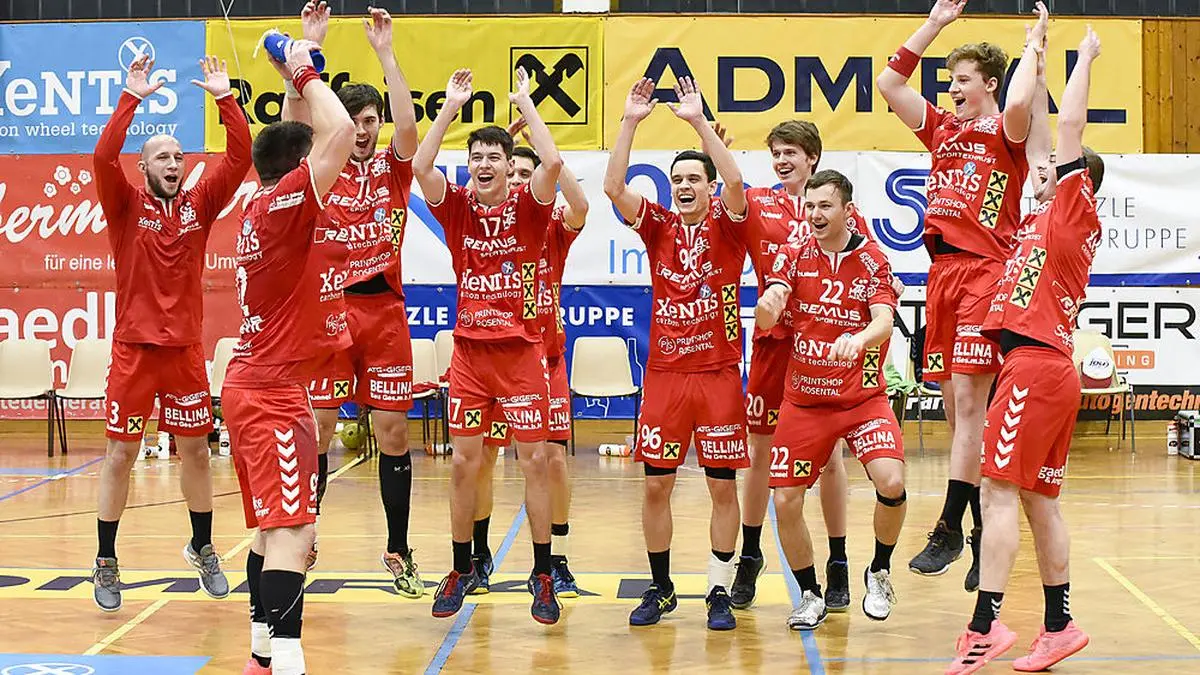 HSG-Jubel beim Spiel gegen Bregenz