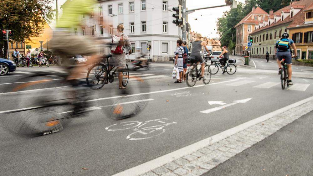 Liegt im Radverkehr die Zukunft der städtischen Mobilität in Graz?