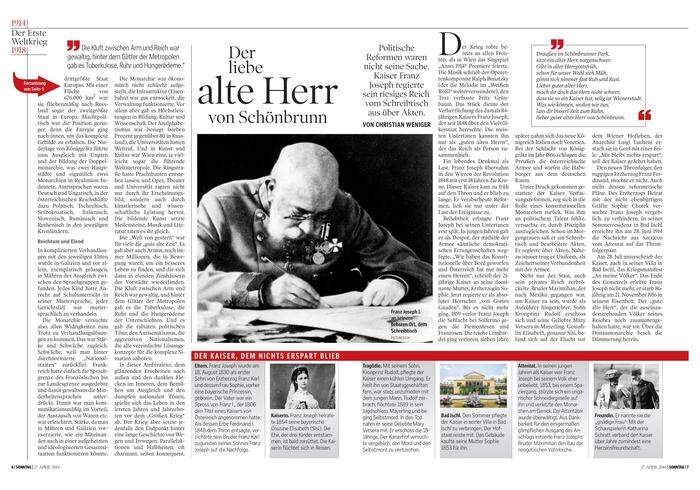 Kleine Zeitung vom 27. April 2014 - Seiten 6/7
