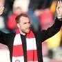 Christian Eriksen bei seiner Vorstellung bei Brentford.