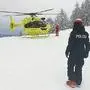 Der Einsatz des Rettungshubschraubers am Samstag am Luschari