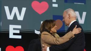 Joe Biden und Kamala Harris | Noch-Präsident Joe Biden sagte Vize Kamala Harris einmal mehr seine volle Unterstützung zu