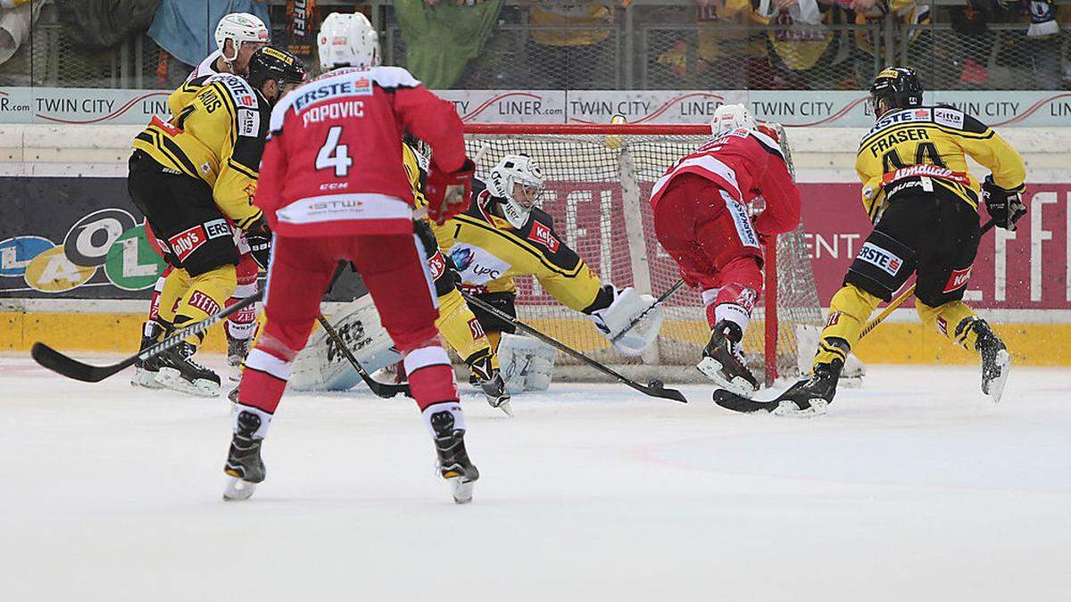 Ganahl erzielte das 1:0 für den KAC