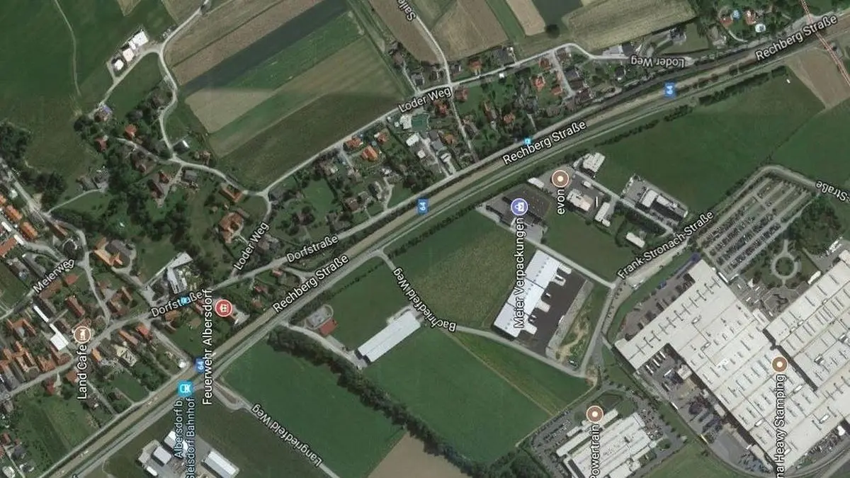 Bei der Ortseinfahrt Albersdorf Mitte kommt es immer wieder zu Verkehrsunfällen