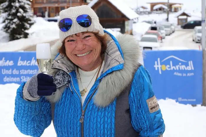 „Prost“ sagte Erni Rothwangl von der Hochrindl.