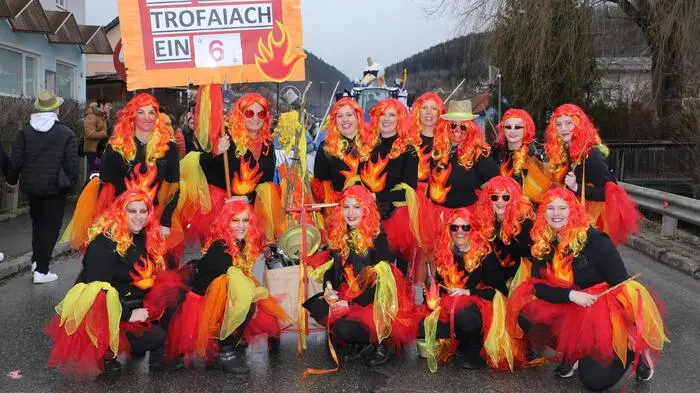 Trofaiach war am Dienstag sicherlich eine Faschingshochburg in der Steiermark. Mit 60 Gruppen wurden beim traditionellen Faschingsumzug in der Innenstadt ein Rekord aufgestellt.