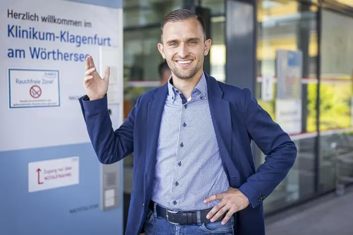 Maximilian Rakuscha war von Juli 2024 bis November 2025 Betriebsrats-Chef im Klinikum Klagenfurt