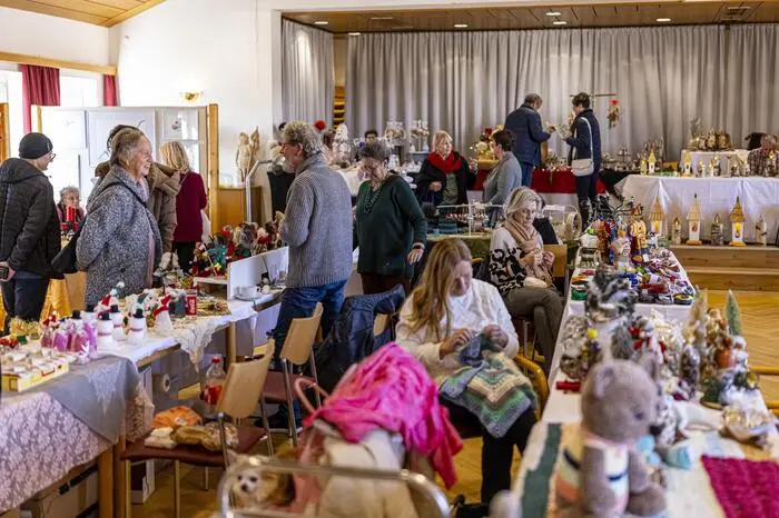 Der Kultursaal Gradnitz wurde zum Advent-Land.