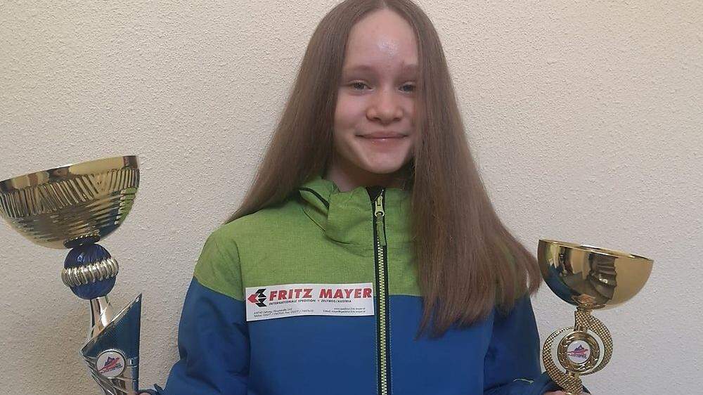 Bernadette Walch (13) kürte sich zum zweiten Mal zur Weltmeisterin