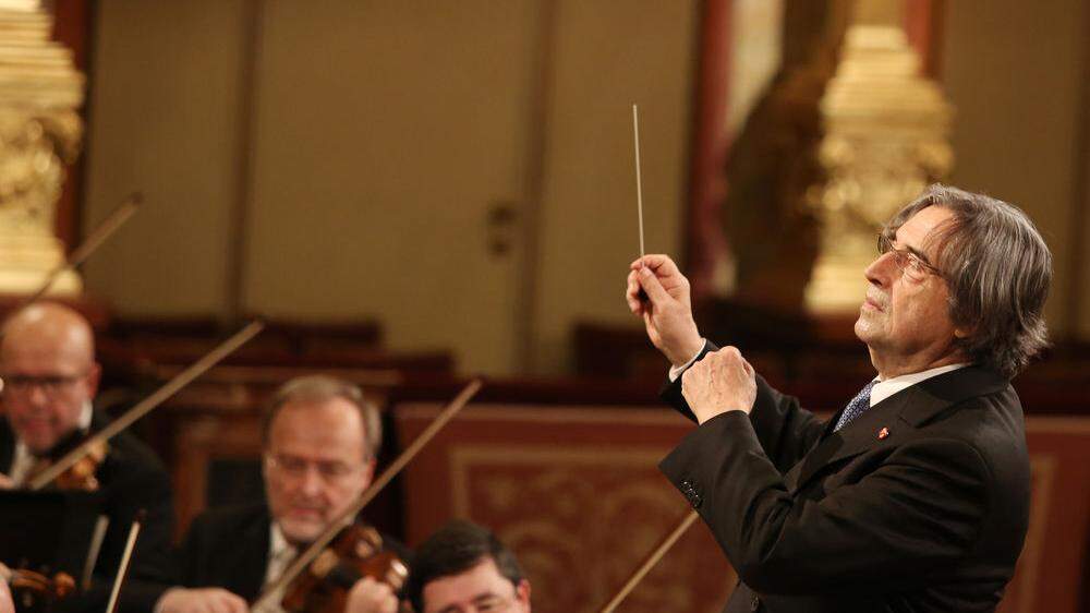 Riccardo Muti und die Wiener Philharmoniker konzertierten erstmals wieder seit dem Neujahrskonzert
