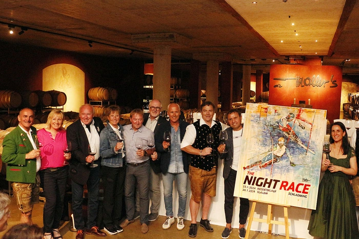 Die prominente Jury mit Skiverbandspräsidentin Renate Götschl und Weinpatin Annemarie Moser-Pröll...