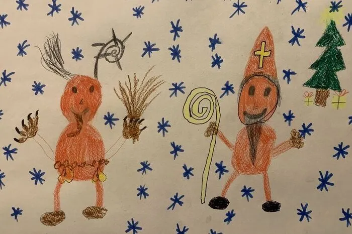 Das erste Türchen am Adventkalender wird heute geöffnet. Voller Vorfreude hat Valentin Schmölzer (8) aus Millstatt für die Kleine Zeitung den Nikolaus und seinen gruseligen Begleiter, den Krampus, in einer verschneiten Winterlandschaft gemalt. Schickt auch ihr uns euer Weihnachtsbild an osttirol@kleinezeitung.at. Foto, Name, Alter, Adresse und eine Einverständniserklärung nicht vergessen.