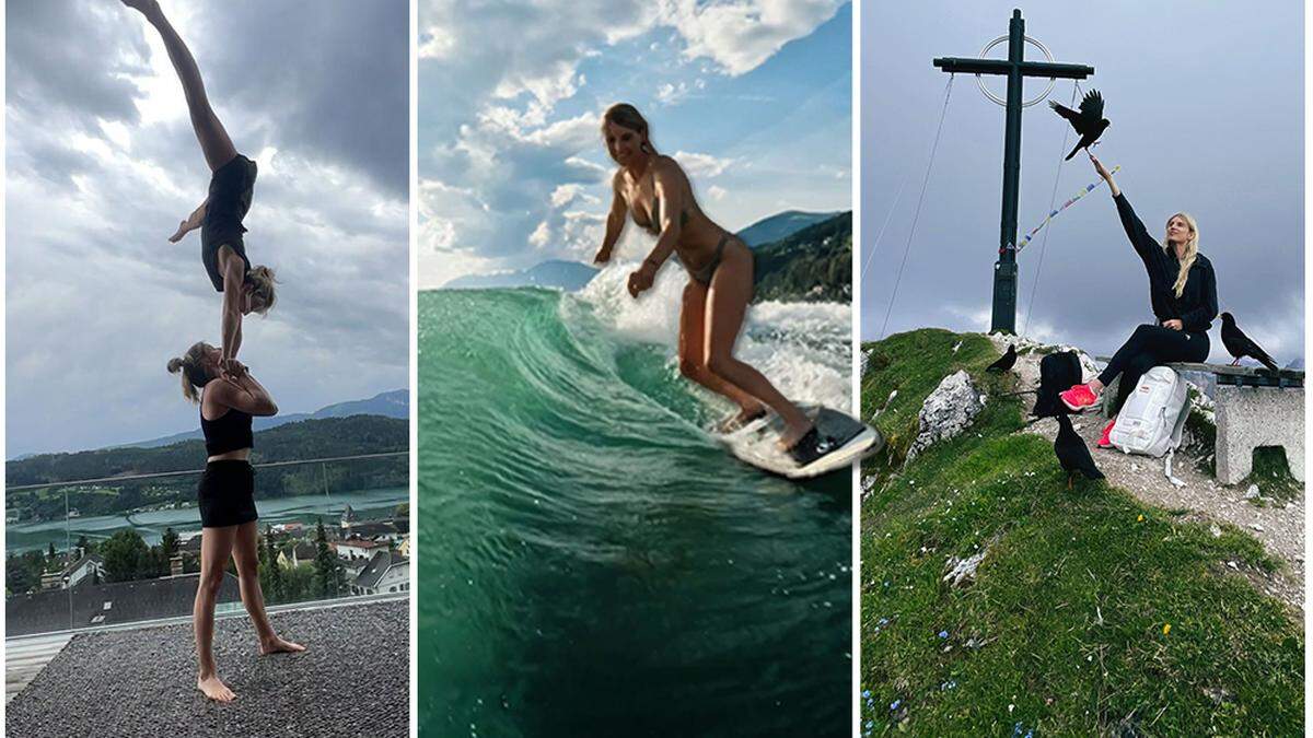 Doppel-Olympiasiegerin Anna Gasser genießt den Sommer am Wasser, in den Bergen und auf der eigenen Terrasse