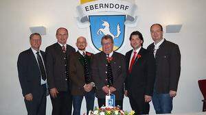 Von links: Kramer, Wintschnig, Burtscher, Wedenig, Stefitz und Glantschnig nehmen ihre Arbeit in Eberndorf auf