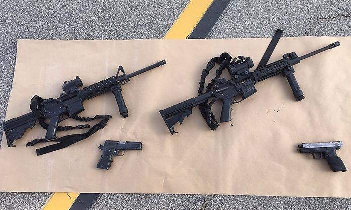 Diese Waffen wurden bei dem getöteten Paar gefunden