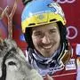 LEVI,FINLAND,12.NOV.2017 - ALPINE SKIING - FIS World Cup, slalom, men. Image shows Felix Neureuther (GER) with the reindeer. Photo: GEPA pictures/ Wolfgang Grebien