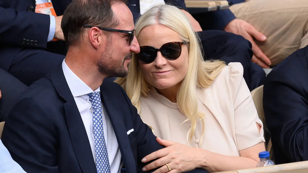 Haakon mit seiner Mette-Marit
