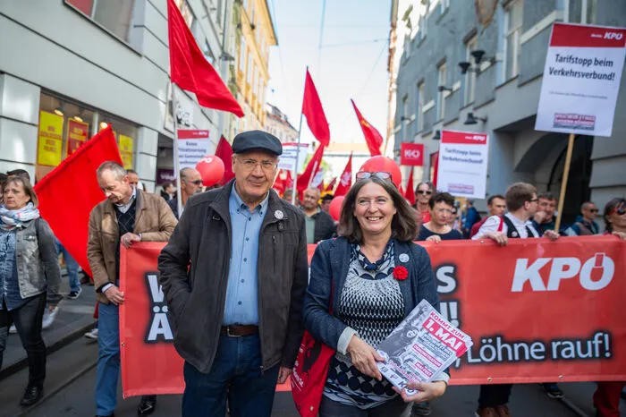 Ernest Kaltenegger war auch vor Ort.