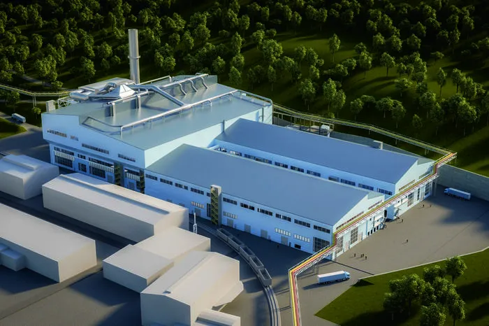 So soll das fertige Edelstahlwerk in Kapfenberg dann aussehen.