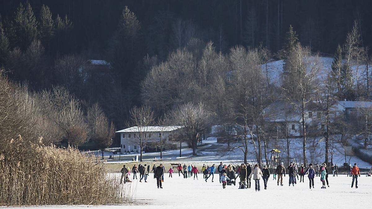 Eisläufer dürfen sich über perfekte Bedingungen freuen