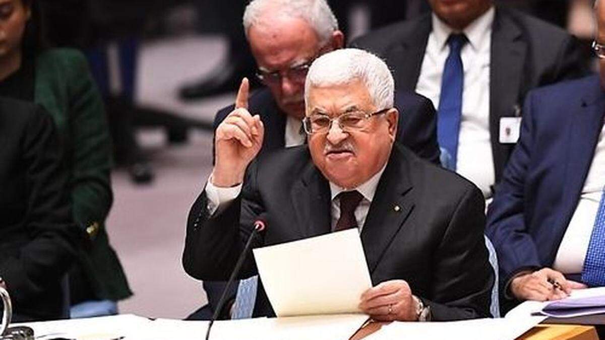 Präsident Mahmud Abbas 