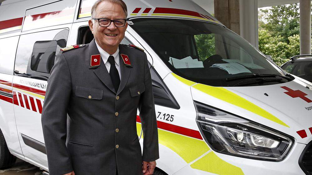 Peter Ambrozy steht seit 25 Jahren an der Spitze des Kärntner Roten Kreuzes