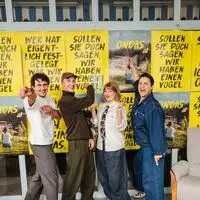 Creative Direktor Lukas Ertl, Produzent Jakob Stainer, Regisseurin Mareike Färber und Hotelierin Marianne Daberer 