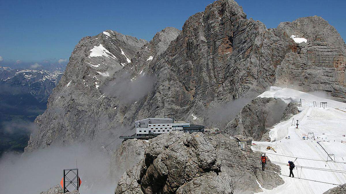 Kletterer wollte die Dachstein-Südwand besteigen