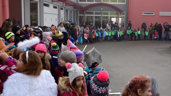 Kindergarten und Volksschule der Marktgemeinde Sankt Marein feierten gemeinsam den Faschingsdienstag.